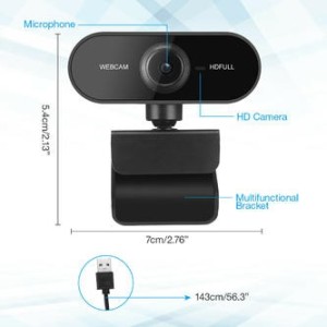 WEBCAM HDFULL USB (PCCAMERA1080)