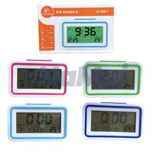 RELOGIO DIGITAL ALARME&TEMPERATURA&DATA (EC9905/ZB2008)