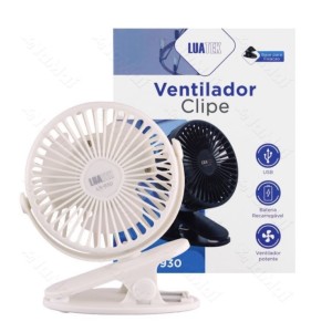 VENTILADOR CLIP_USP_BATERIA 3xVELOCIDADE (LS930)