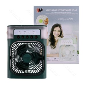 VENTILADOR_MESA UMIDIFADOR&AROMATIZADOR 600ML&7xVELOCIDADE (A7678)