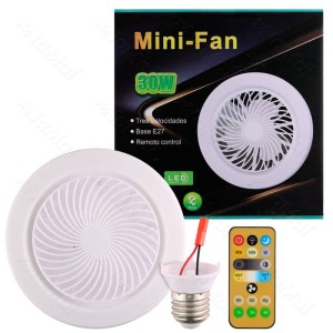 VENTILADOR_BULBO LED_30W C/CONTROLE (XCOSFL22)