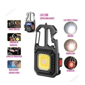 CHAVEIRO_EMERGENCIA LED&CHAVEINGLESA&FENDA RECARREGAVEL (KAL1114/W5138/ALB5138)