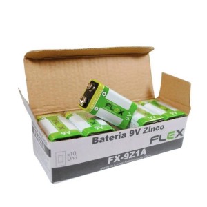 FLEX PILHA_ZINCO 9V (FX9Z1A)