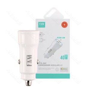 FAM_VEICULAR 40W 2xTYPEC (FCA362)