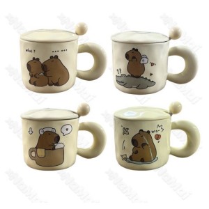 CANECA_CERAMICA CAPIVARA 6x350ML (LE5157)