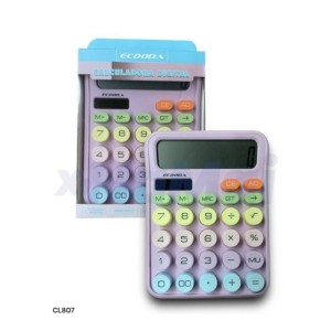 CALCULADORA TECLASUAVE 12DIGITOS_APILHA (CL807)