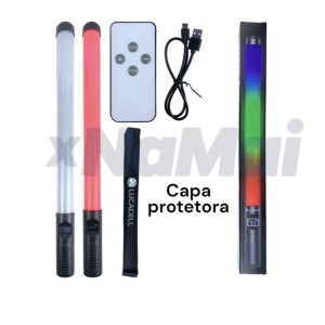 BASTAO_LED COR_AJUSTAVEL  C/CONTROLE (RGBCL01)