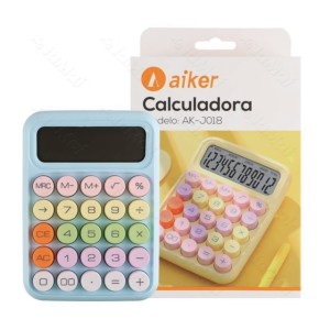 CALCULADORA TECLASUAVE 12DIGITOS_APILHA (AKJ018)