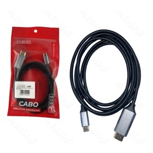 CABO HDMI_TYPEC 4K_60HZ_1.8M (MCB054)