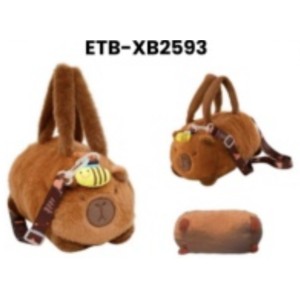BOLSA_ALÇA CAPIVARA_ABELHINHA 18x13CM (ETBXB2593)