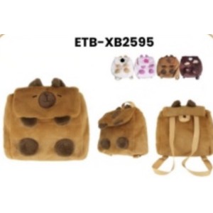MOCHILA CAPIVARA_PELUDA 22x23CM (ETBXB2595)