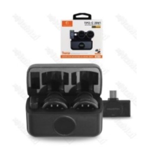 MICROFONE_LAPELA_DUPLO TYPEC PROFISSIONAL (MK19)