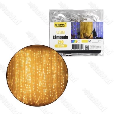 PISCA_PISCA 210_LED BRANCOQUENTE_CORTINA (BMN01)