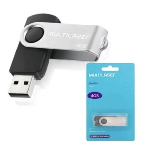 MULTILASER PENDRIVE 4GB_TWIST (PD586)