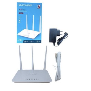 MULTILASER_ROTEADOR 300MBPS 3XANTENA (REV163V)