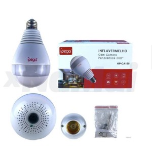 CAMERA IP BULBO 180GRAUS (KPCA153/KPCA155)